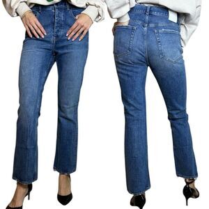 Anine Bing Lara Kick Blue Jeans Flare Size 27